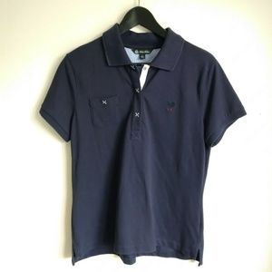 Brooks Brothers Women's Navy Pique Tennis Shirt